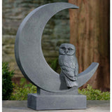 Campania Lunar Owl Garden Statue - A-667