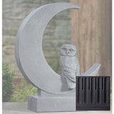 Campania Lunar Owl Garden Statue - A-667
