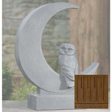 Campania Lunar Owl Garden Statue - A-667