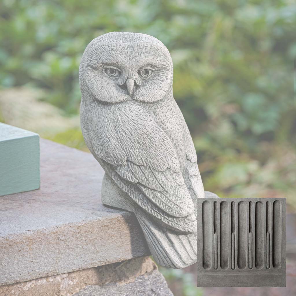 Campania Lunar Owl - Owl Only Garden Statue - A-667A
