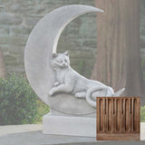 Campania Cat on the Moon Garden Statue - A-668