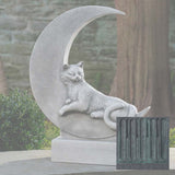 Campania Cat on the Moon Garden Statue - A-668