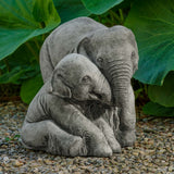 Campania Elephant Mother and Child Garden Statue - A-678
