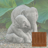 Campania Elephant Mother and Child Garden Statue - A-678