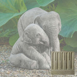 Campania Elephant Mother and Child Garden Statue - A-678