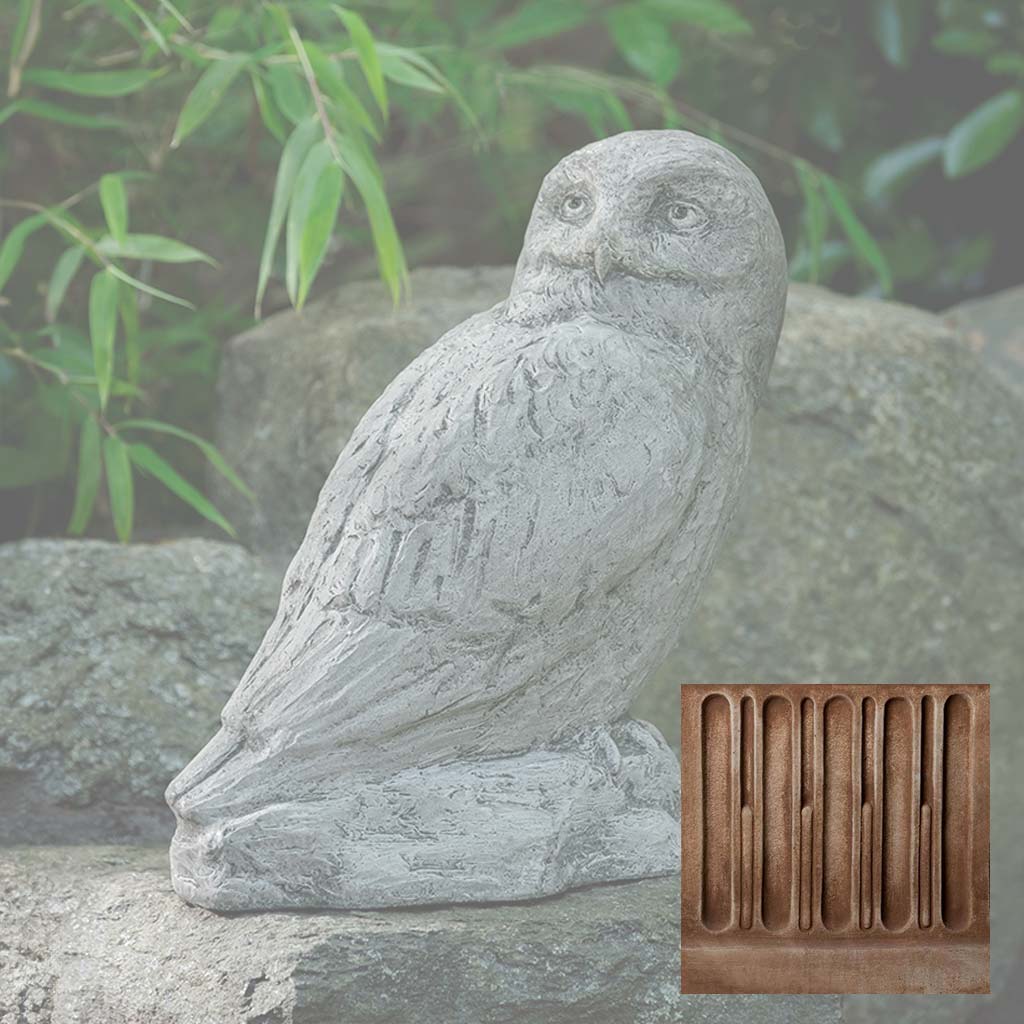 Campania Polar Owl Garden Statue - A-679