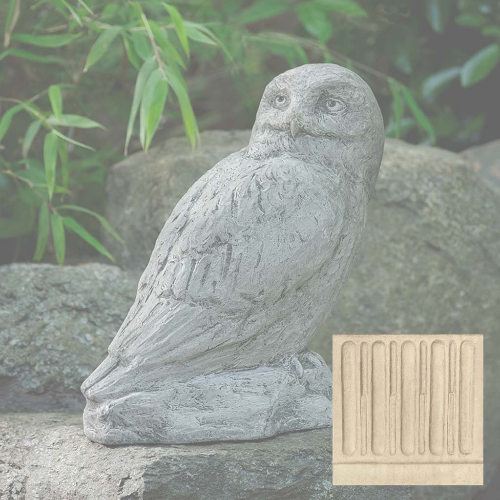 Campania Polar Owl Garden Statue - Thumbnail 4