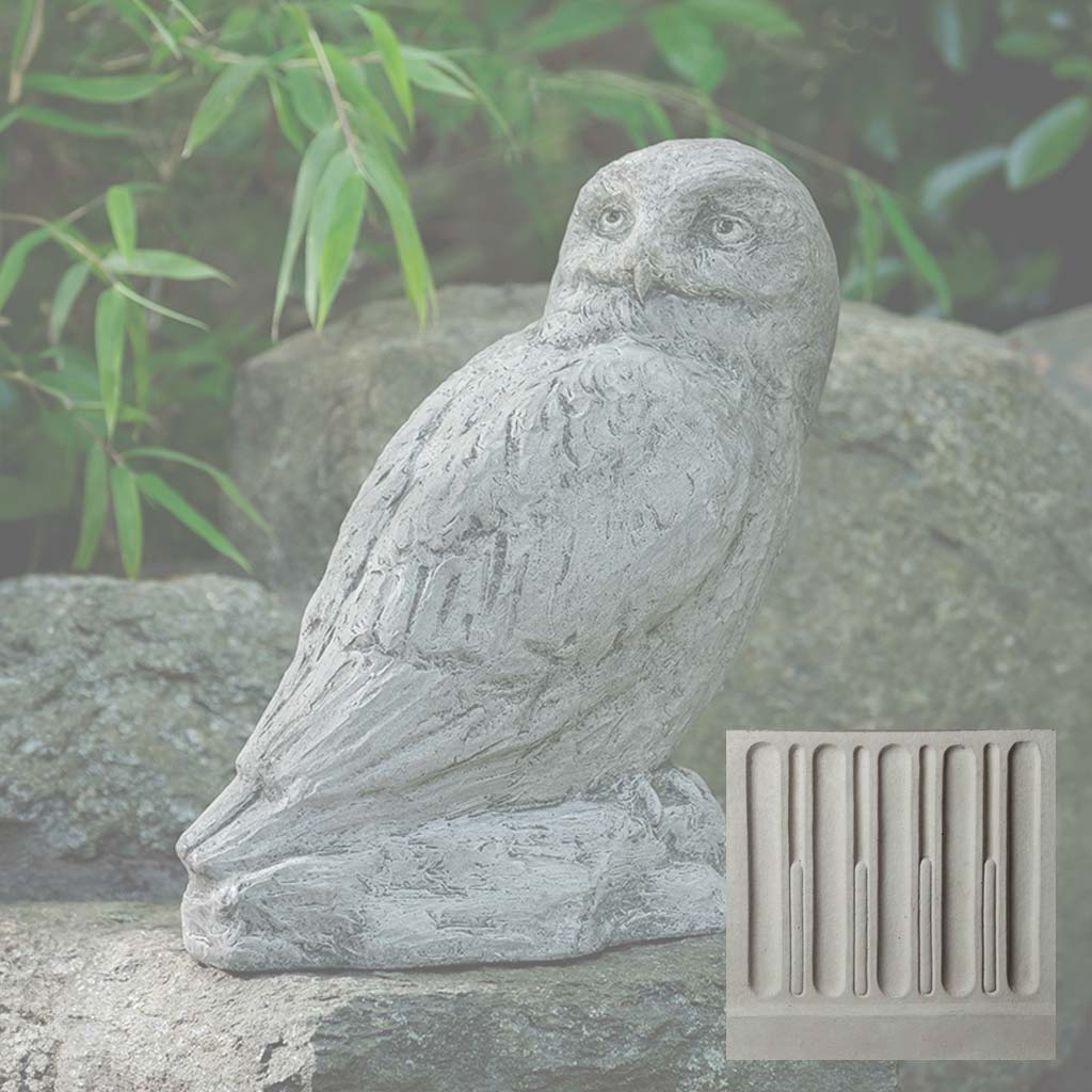 Campania Polar Owl Garden Statue - A-679