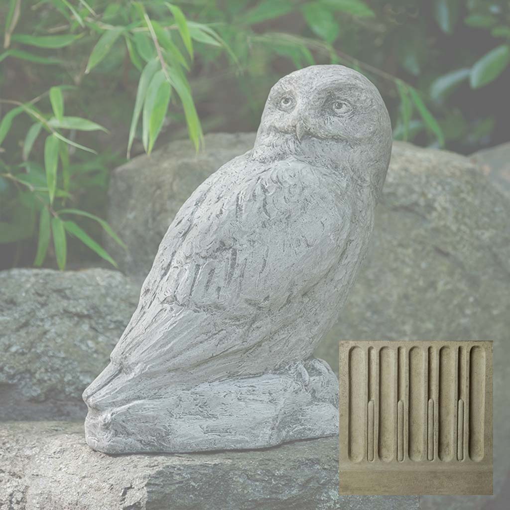 Campania Polar Owl Garden Statue - A-679