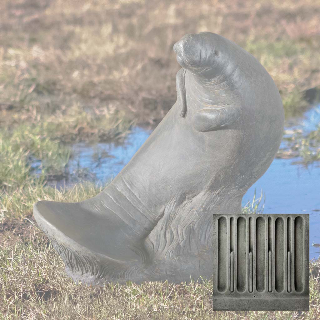 Campania Manatee Garden Statue - A-681