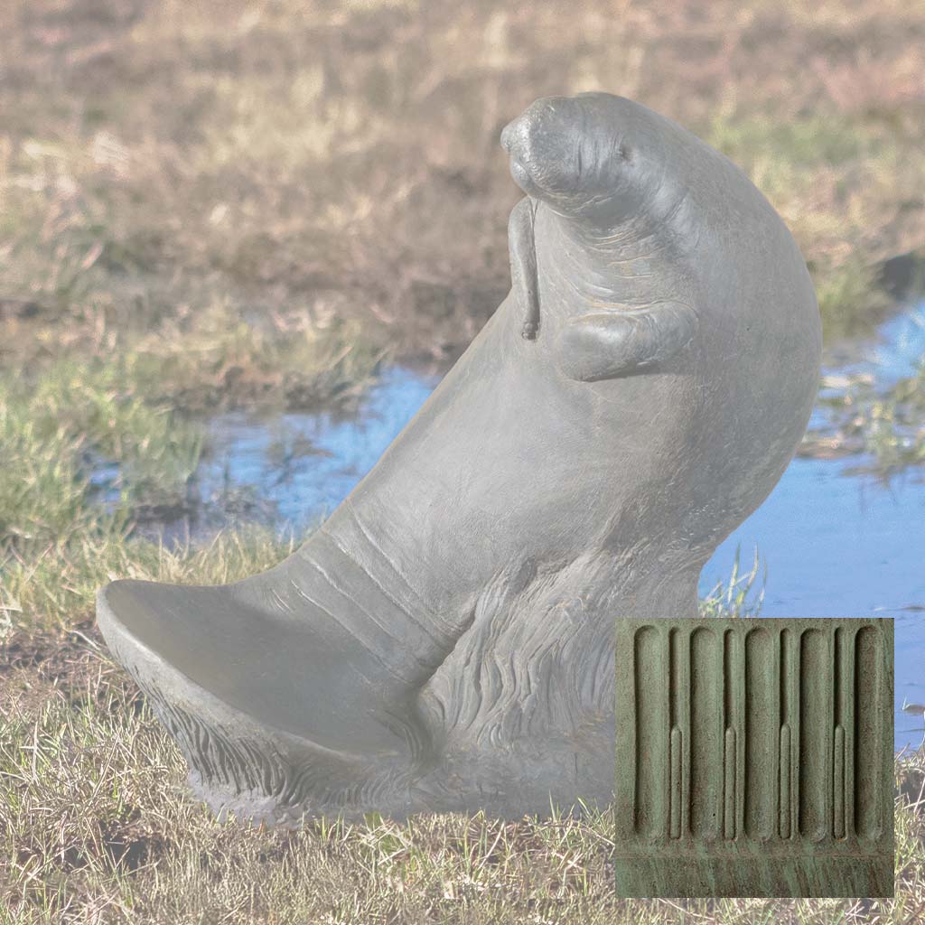 Campania Manatee Garden Statue - A-681