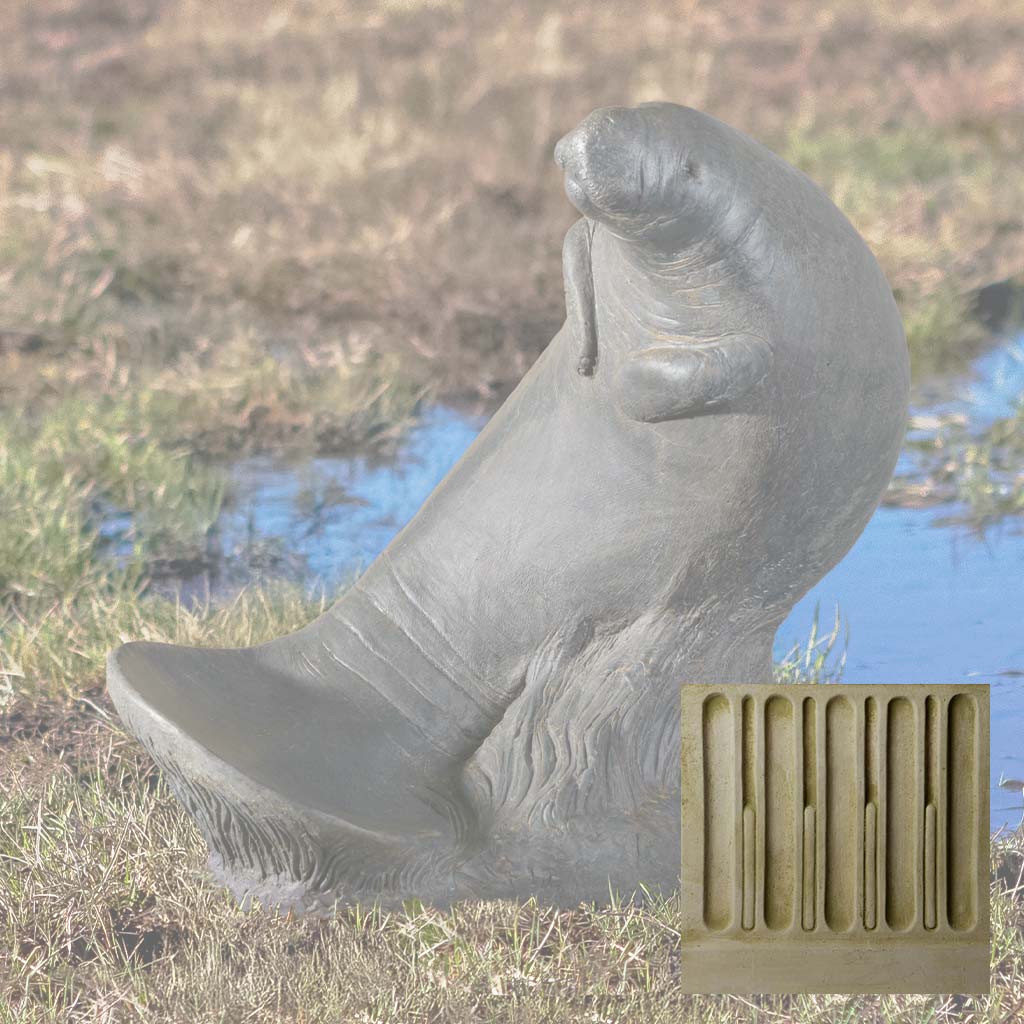 Campania Manatee Garden Statue - A-681