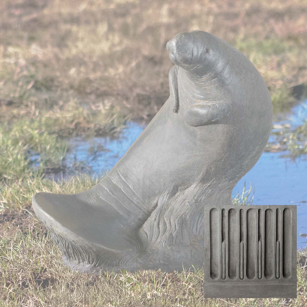 Campania Manatee Garden Statue - A-681