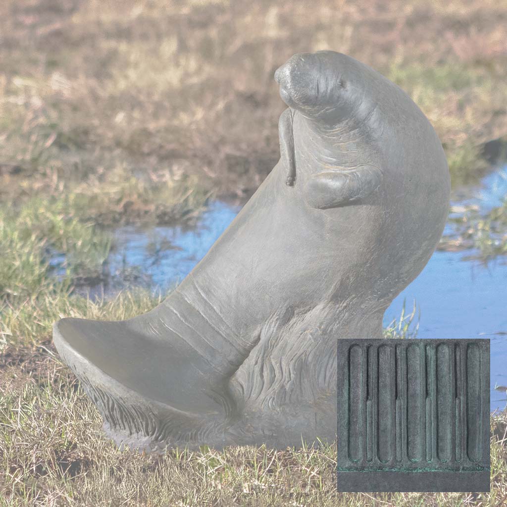 Campania Manatee Garden Statue - A-681