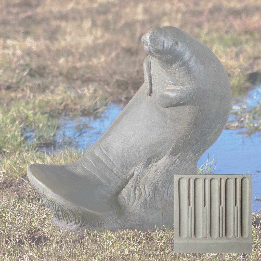 Campania Manatee Garden Statue - A-681
