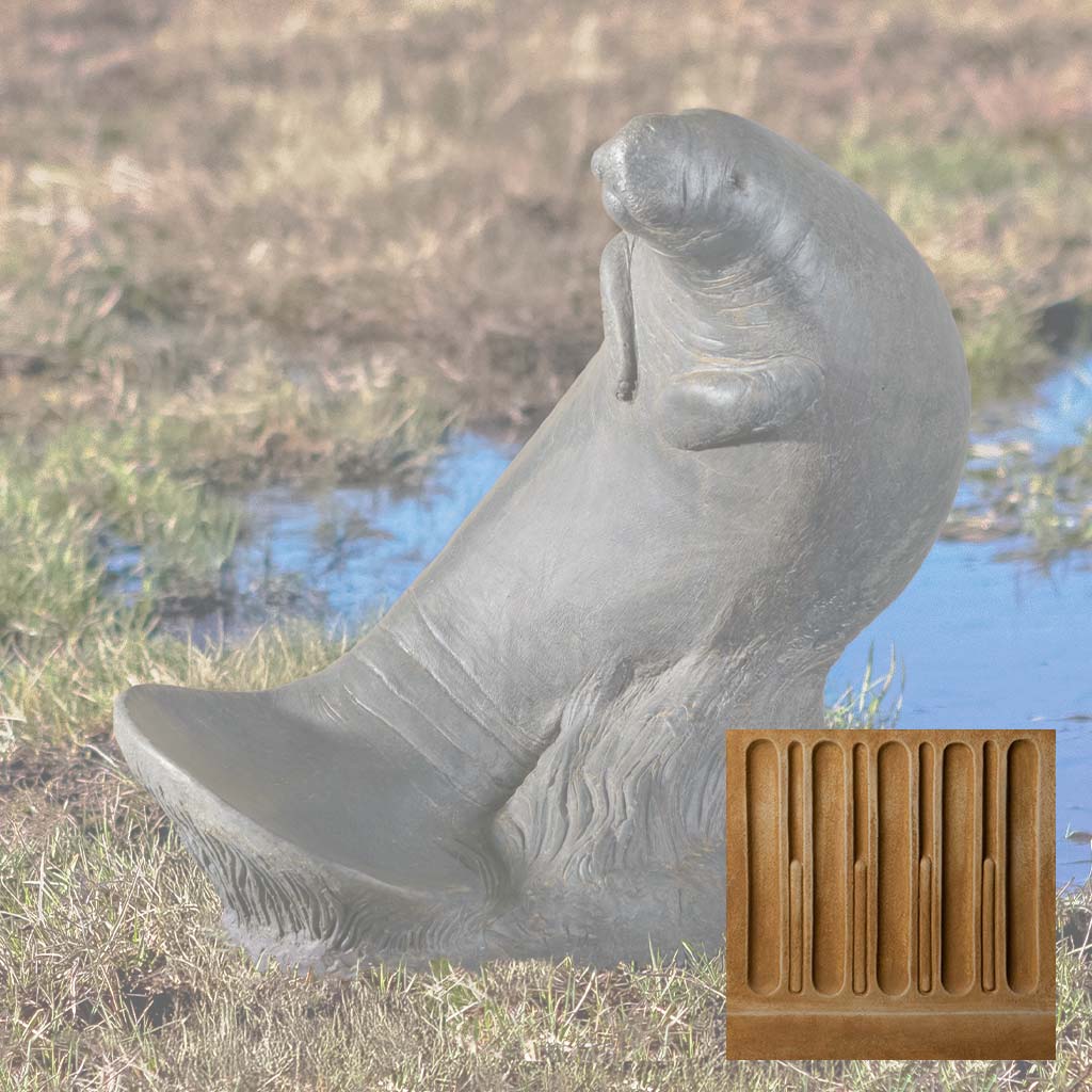 Campania Manatee Garden Statue - A-681