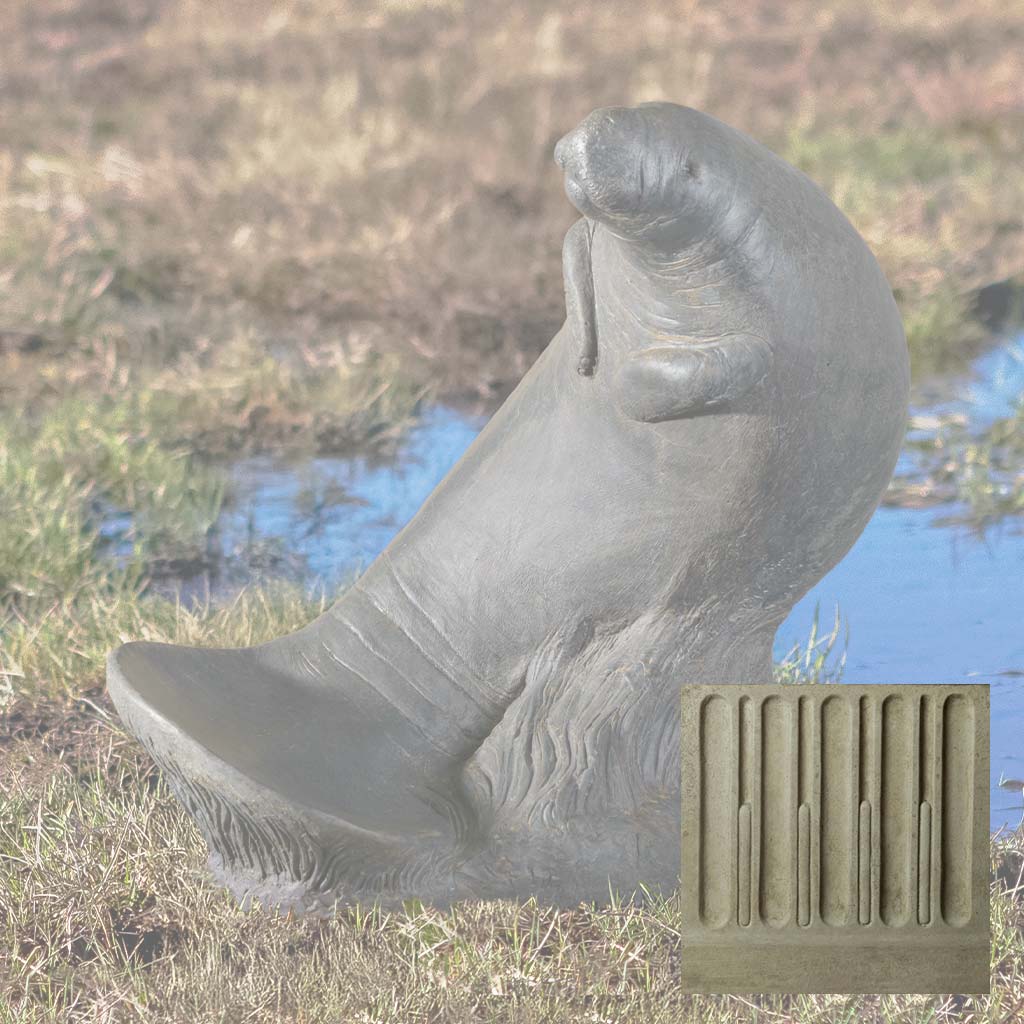 Campania Manatee Garden Statue - A-681