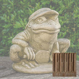 Campania Pickleball Frog Garden Statue - A-684