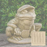 Campania Pickleball Frog Garden Statue - A-684