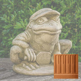 Campania Pickleball Frog Garden Statue - A-684