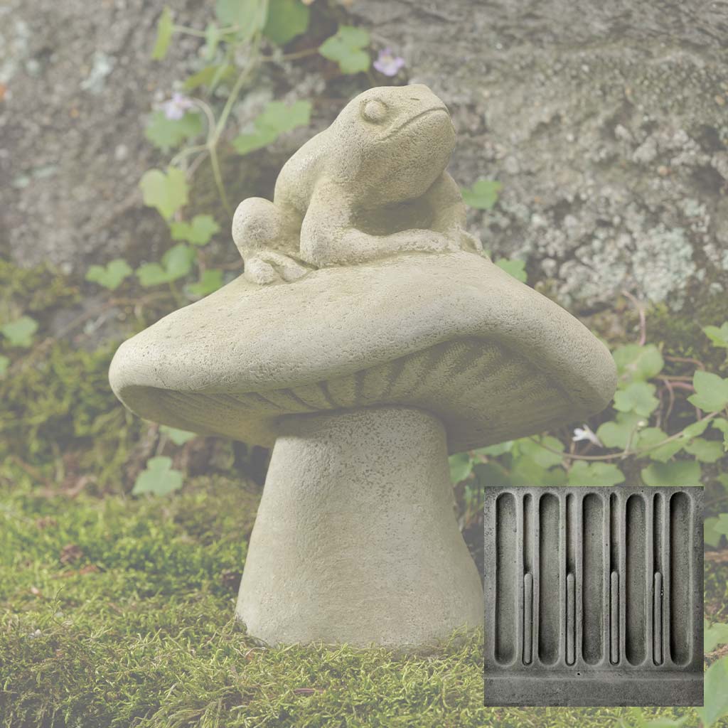 Campania Fun Guy Frog Garden Statue - A-687