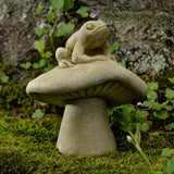 Campania Fun Guy Frog Garden Statue - A-687