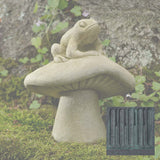 Campania Fun Guy Frog Garden Statue - A-687