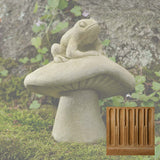 Campania Fun Guy Frog Garden Statue - A-687