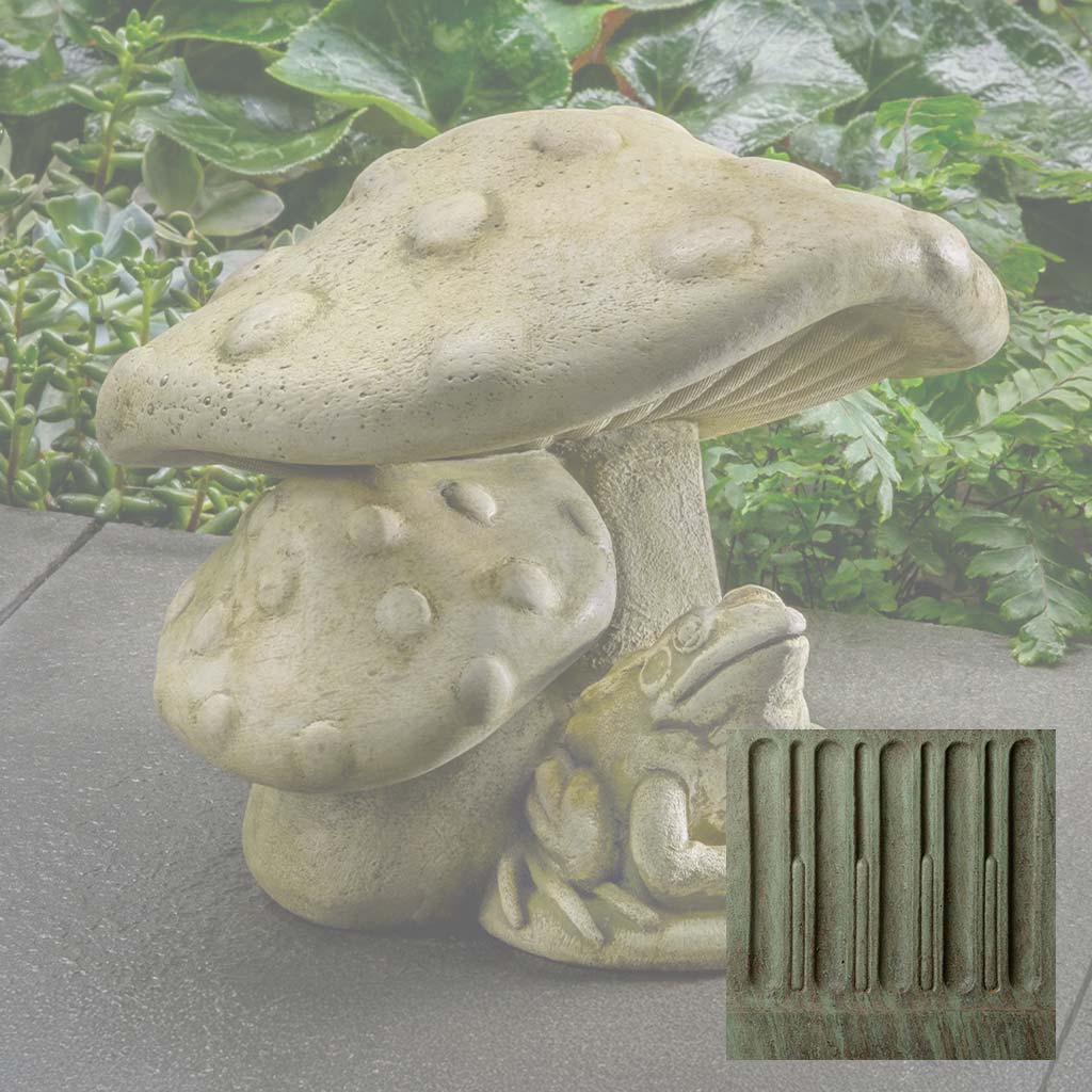 Campania Tucker Toadstool Garden Statue - A-688