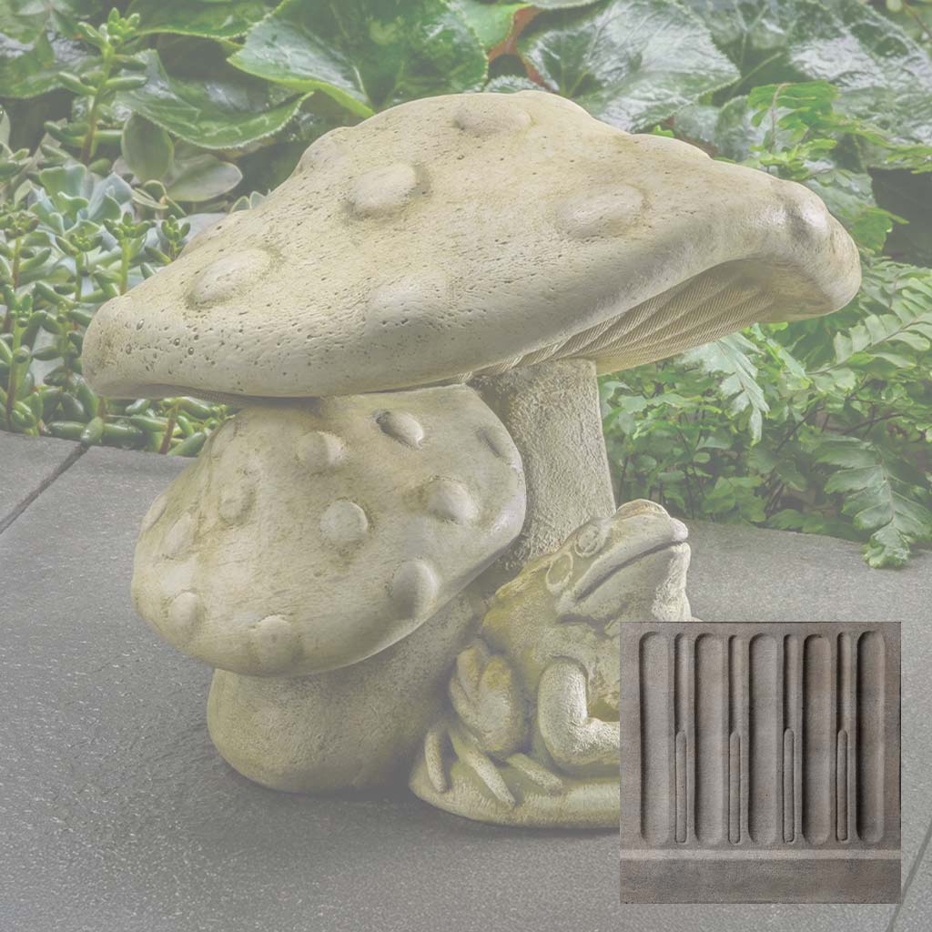 Campania Tucker Toadstool Garden Statue - A-688