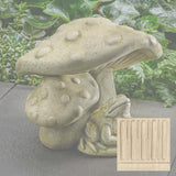 Campania Tucker Toadstool Garden Statue - A-688