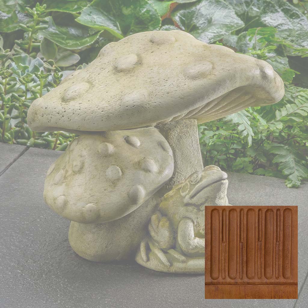 Campania Tucker Toadstool Garden Statue - A-688