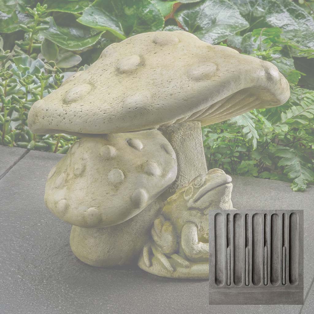 Campania Tucker Toadstool Garden Statue - A-688