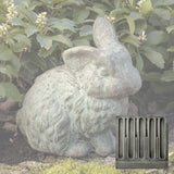 Campania Rabbit With 1 Ear Up Garden Statue - A-030