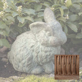 Campania Rabbit With 1 Ear Up Garden Statue - A-030