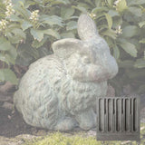 Campania Rabbit With 1 Ear Up Garden Statue - A-030