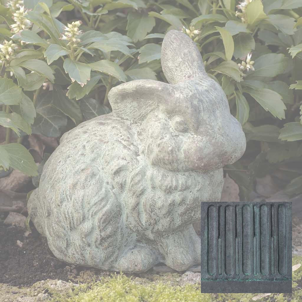 Campania Rabbit With 1 Ear Up Garden Statue - A-030