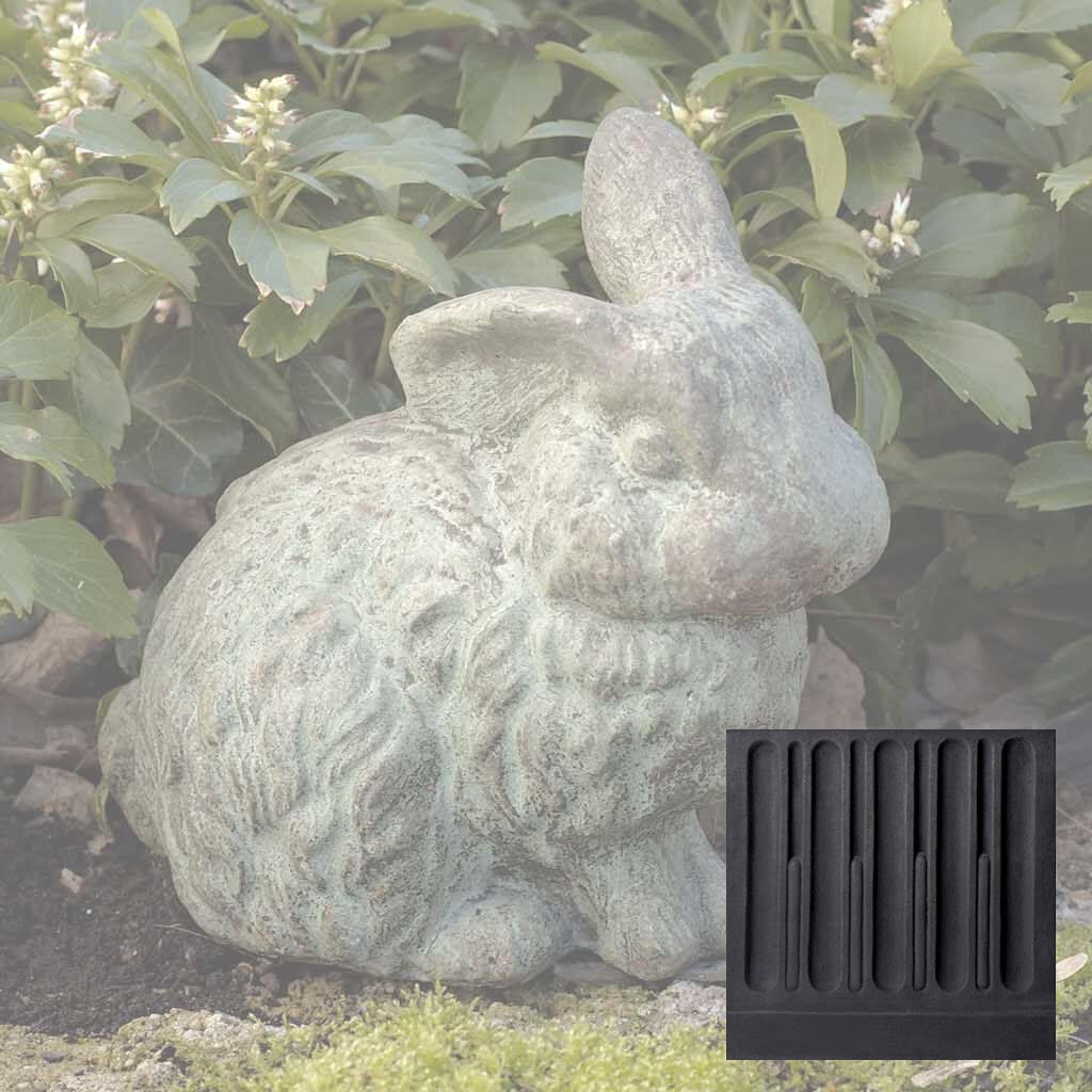 Campania Rabbit With 1 Ear Up Garden Statue - A-030