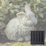 Campania Rabbit With 1 Ear Up Garden Statue - A-030