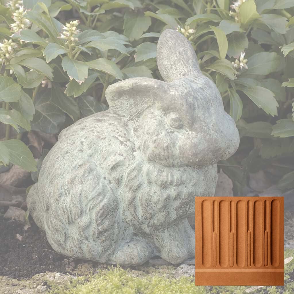 Campania Rabbit With 1 Ear Up Garden Statue - A-030