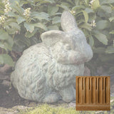 Campania Rabbit With 1 Ear Up Garden Statue - A-030