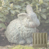 Campania Rabbit With 1 Ear Up Garden Statue - A-030