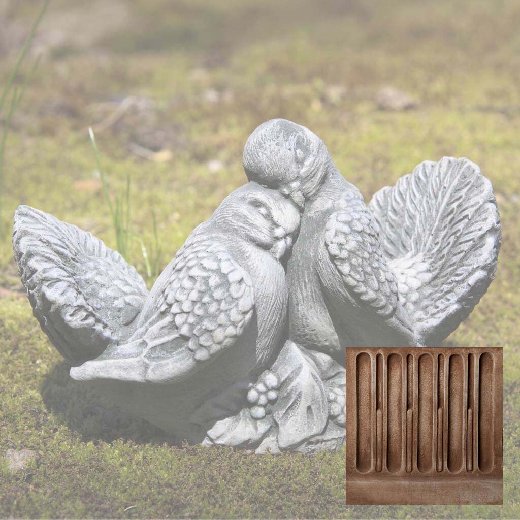 Campania Dove Pair, Small Garden Statue - A-036
