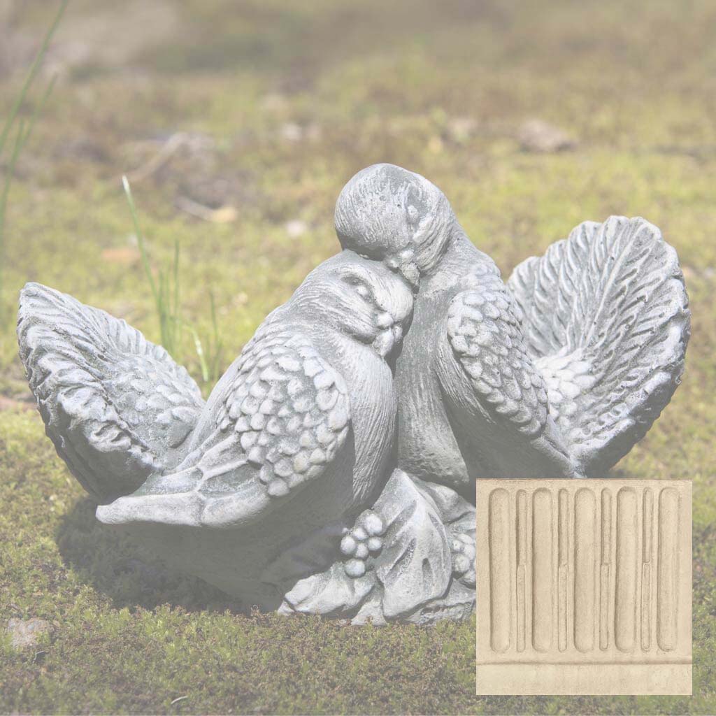 Campania Dove Pair, Small Garden Statue - A-036