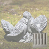 Campania Dove Pair, Small Garden Statue - A-036