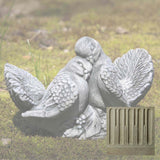 Campania Dove Pair, Small Garden Statue - A-036