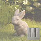 Campania Rabbit - Ears Up Garden Statue - A-073