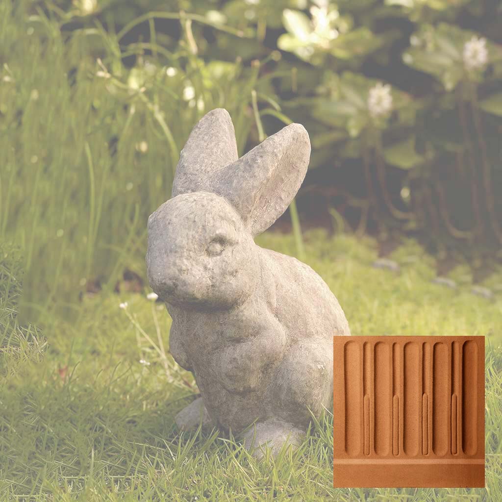 Campania Rabbit - Ears Up Garden Statue - A-073