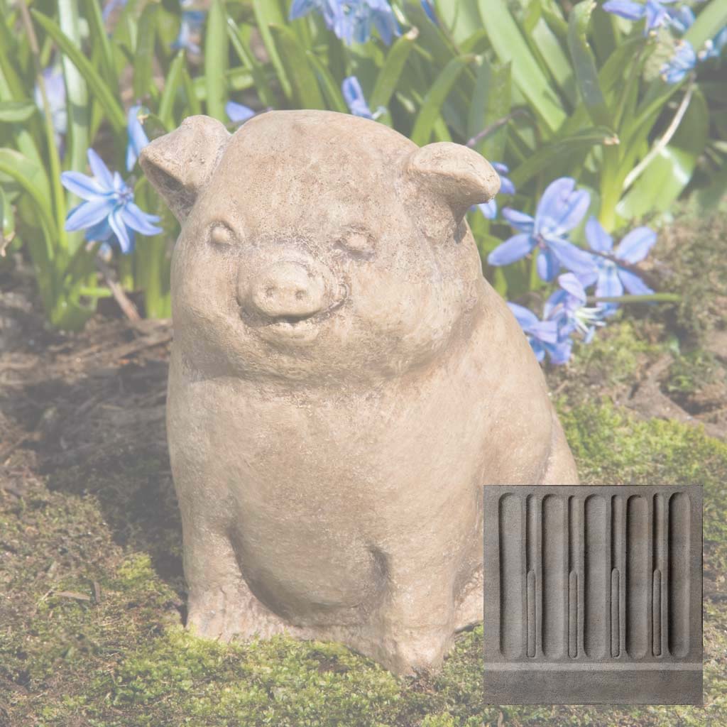 Campania Piglet Garden Statue - A-099