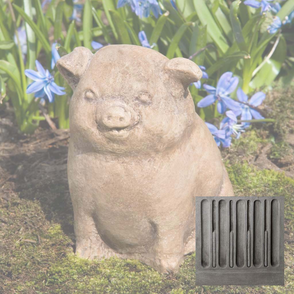 Campania Piglet Garden Statue - A-099